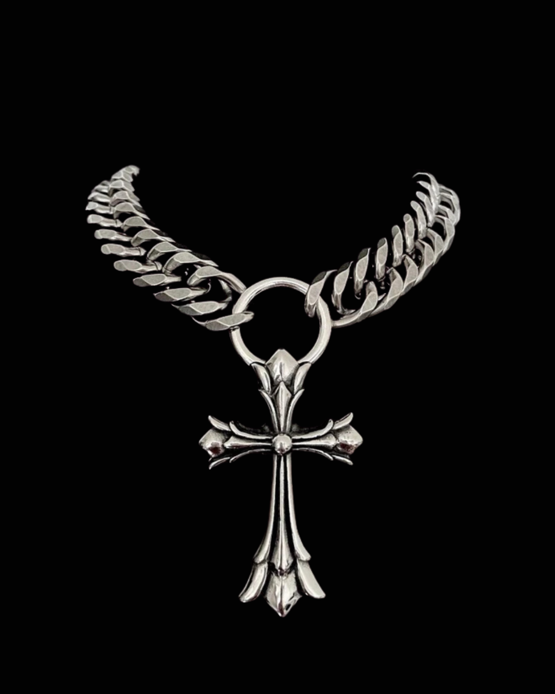 Blessed & Boujie Choker 1 Cross - (Ships next day )
